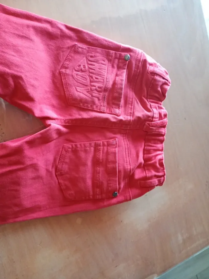 Pantalon rouge garçon, 4 ans, orchestra, très bon état, réglable - photo numéro 6