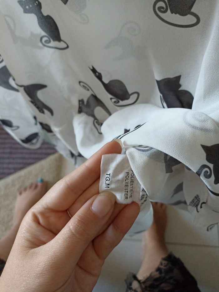 Blouse transparente femme taille M - photo numéro 4