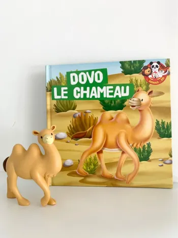 Dovo Le chameau - 📚 livre avec figurine. altaya De agostini. collection “Mes animaux du zoo”