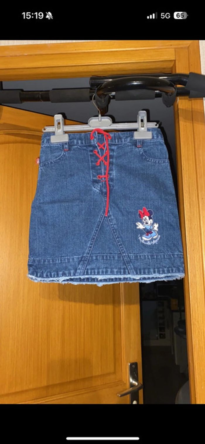 Jupe en jean 4 ans Minnie