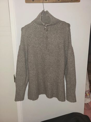 Amisu New yorker pull camionneur taupe taille S 36