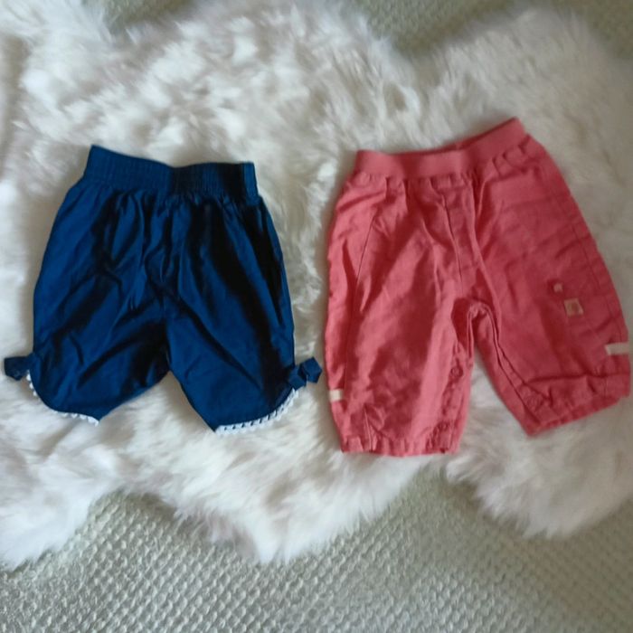 Lot deux pantalons été 3 mois