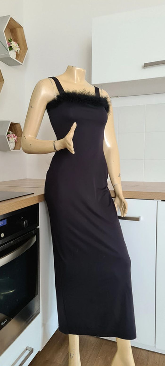 tres jolie robe longue noir taille 36 pimkie - photo numéro 2