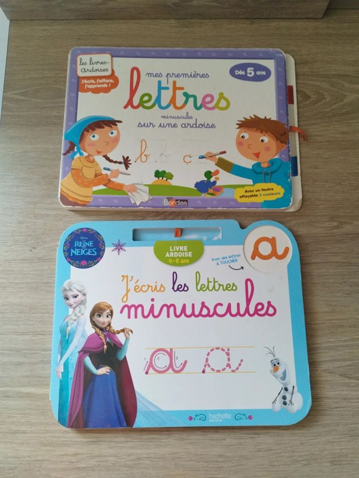 Livre ardoise lettres minuscules