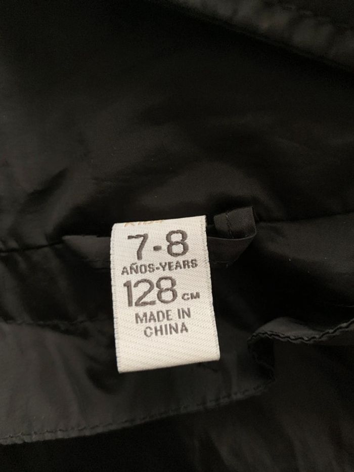 Kway noir pour fille 7-8ans . - photo numéro 3