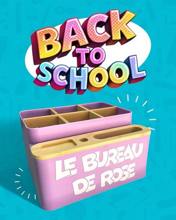 Porte crayons et accessoires personnalisé