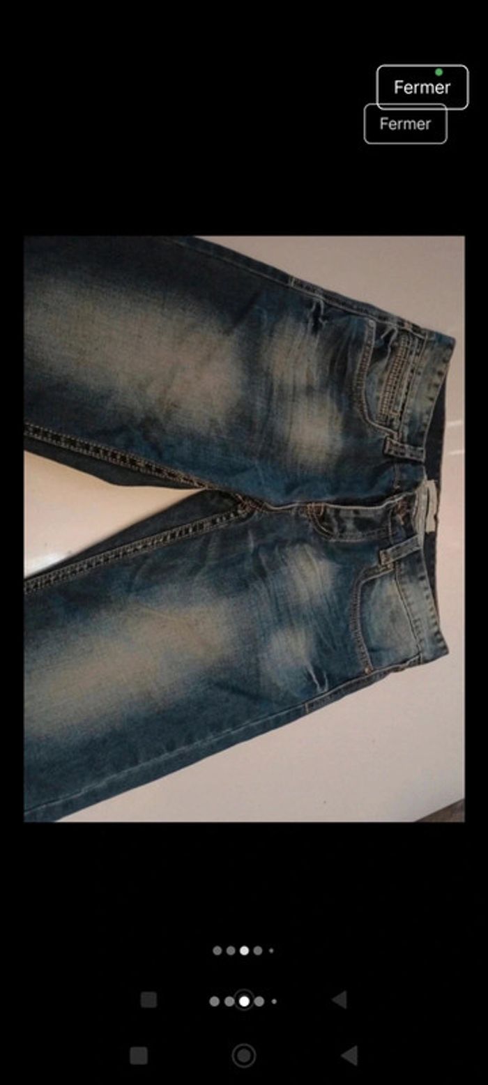 Bermuda short en jeans homme Aron taille 42 - photo numéro 3