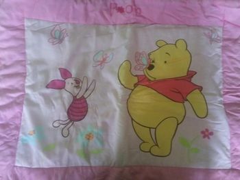 Fond de parc winnie l ourson rose