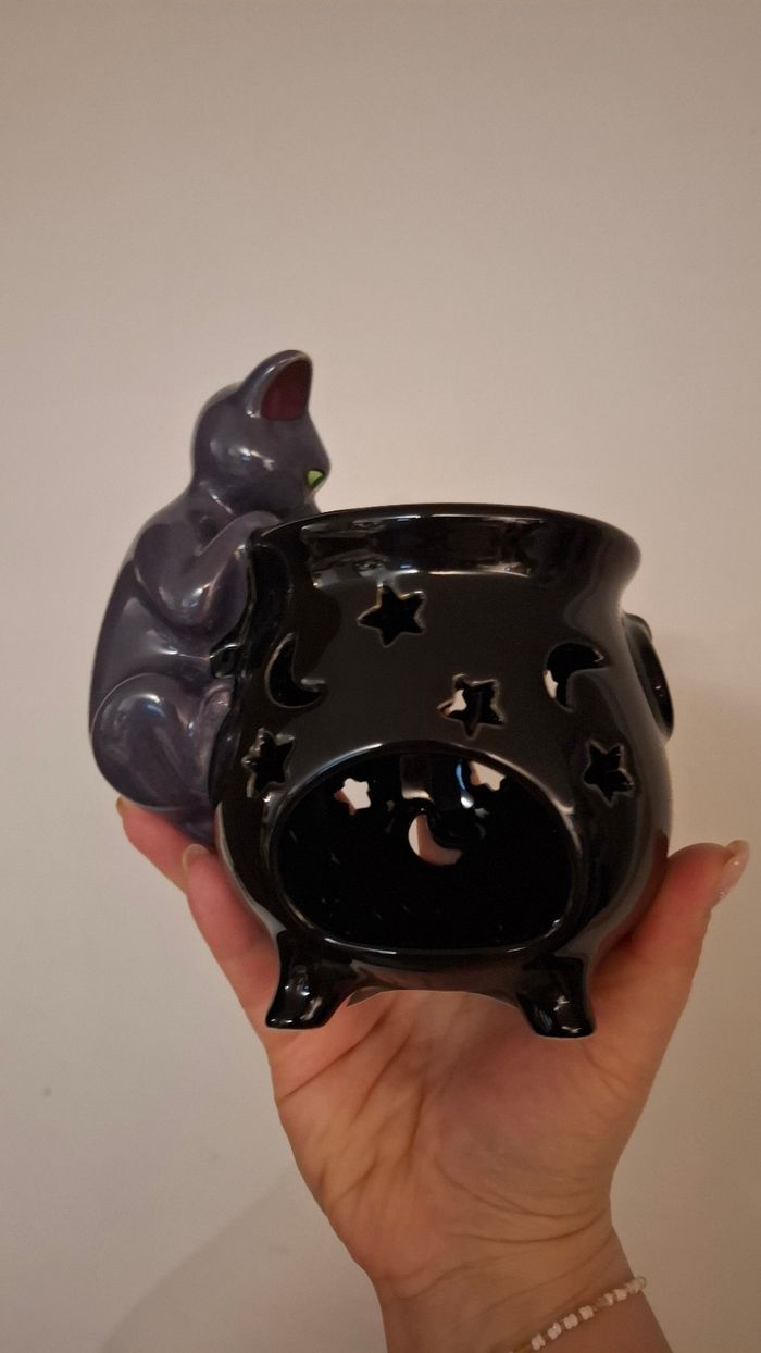 Hocus Pocus binx chat halloween Disney store shop officiel bougeoir photophore Sanderson - photo numéro 3