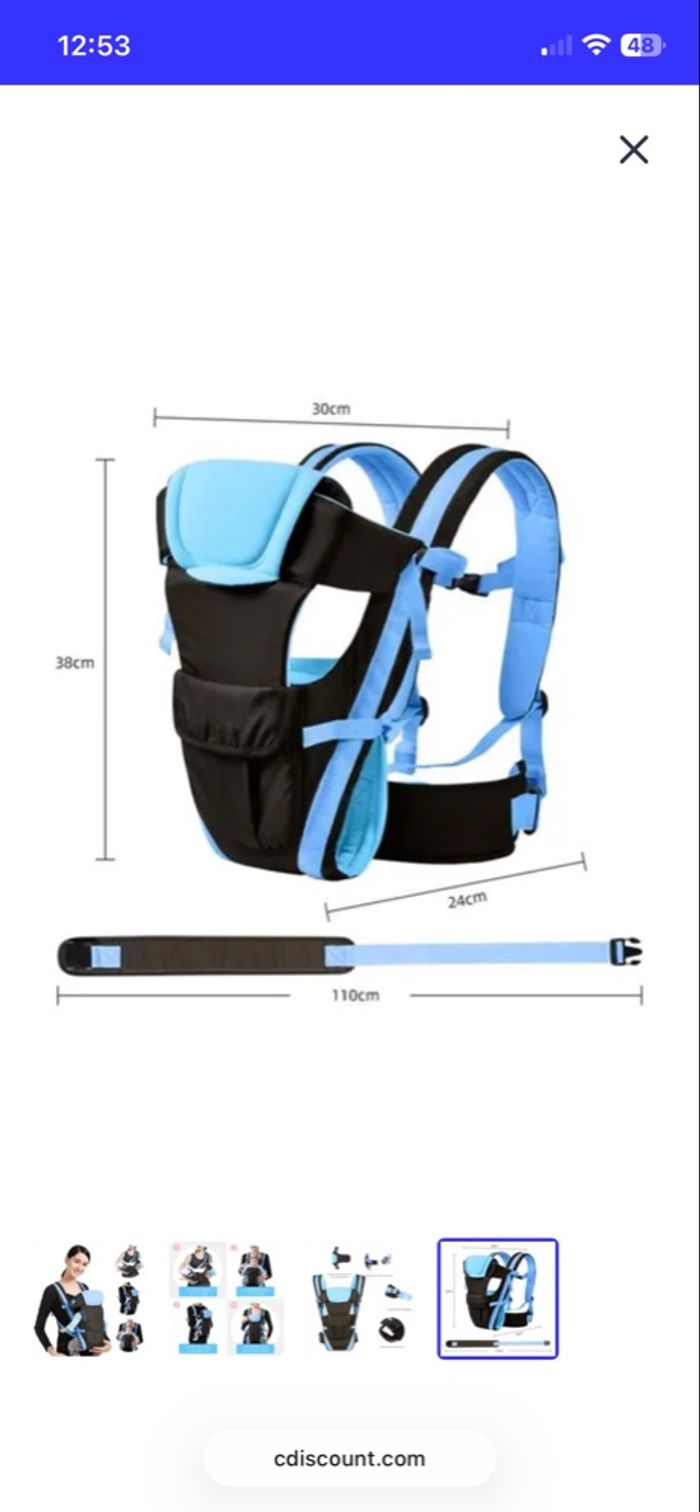 Porte bébé - photo numéro 4