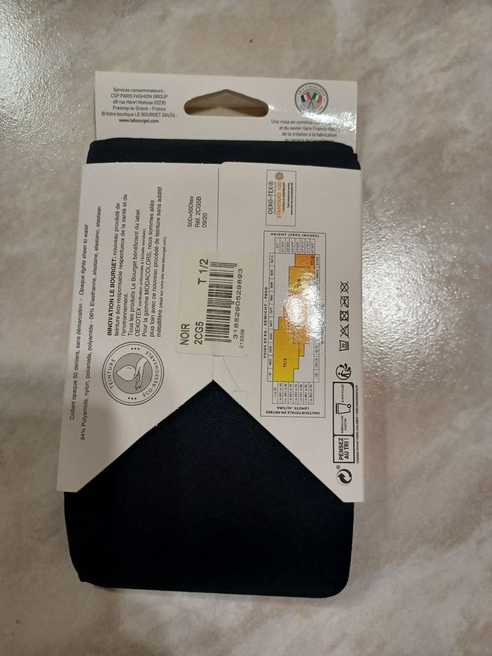 Collant opaque noir - photo numéro 2