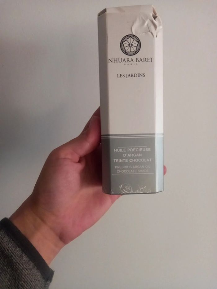 Huile precieuse teinte chocolat