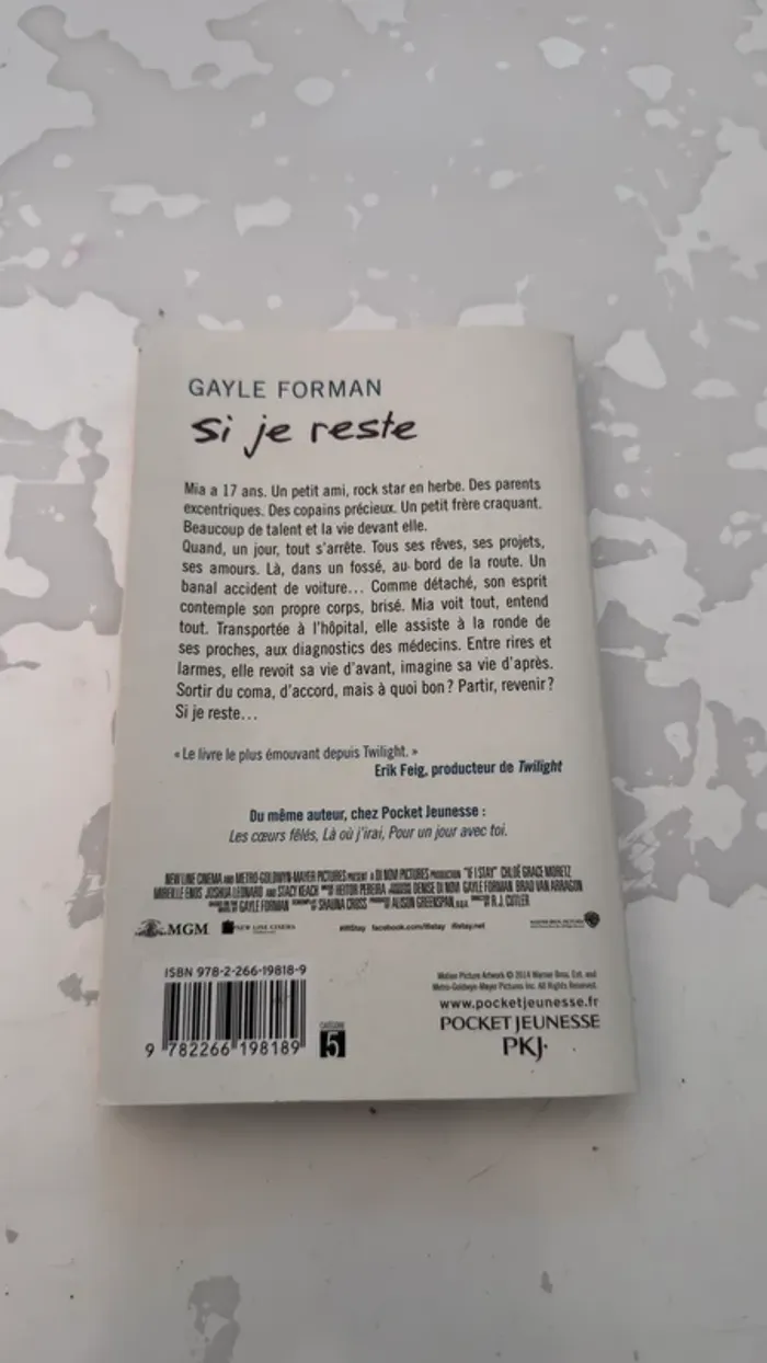 📚 Si je reste – Gayle Forman - photo numéro 2
