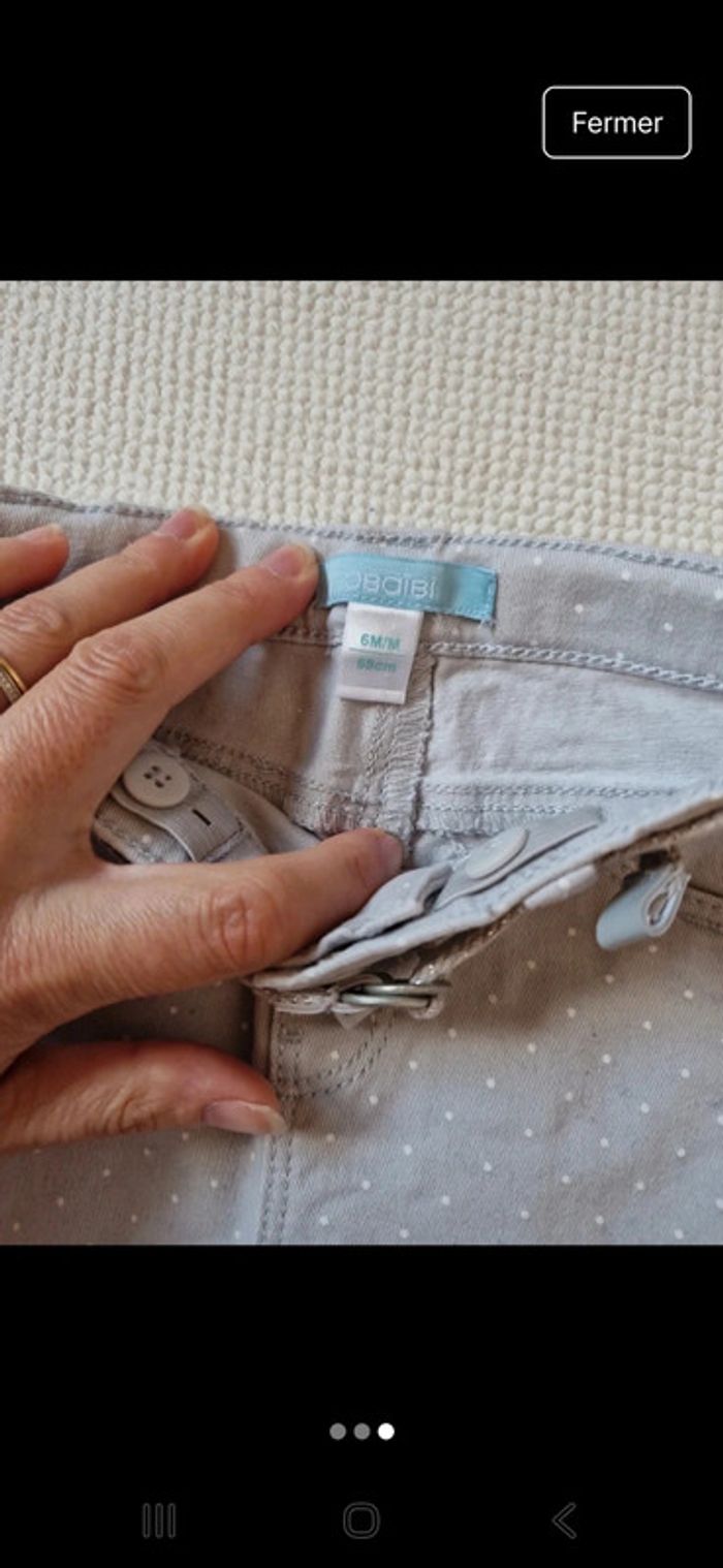 Lot de 3 pantalons 6 mois - photo numéro 11