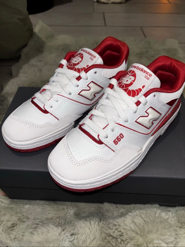 New Balance Red and White