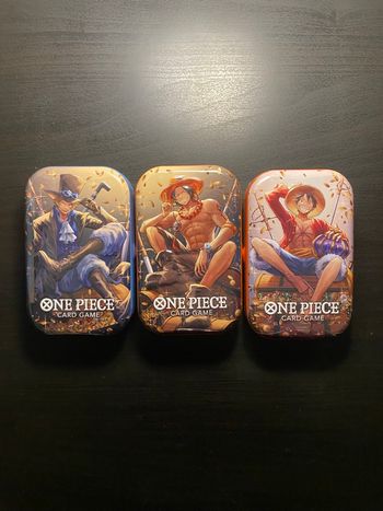 Lot de 3 Mini Tin One Piece – OP-13 – Neuf – VF  