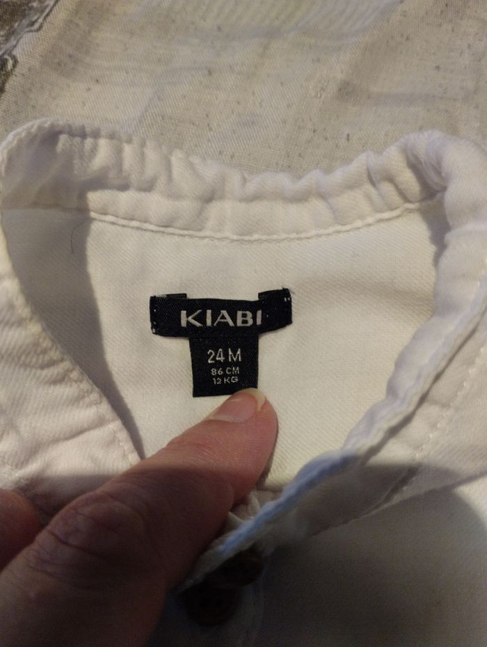 Tee shirt chemise blanc - photo numéro 2