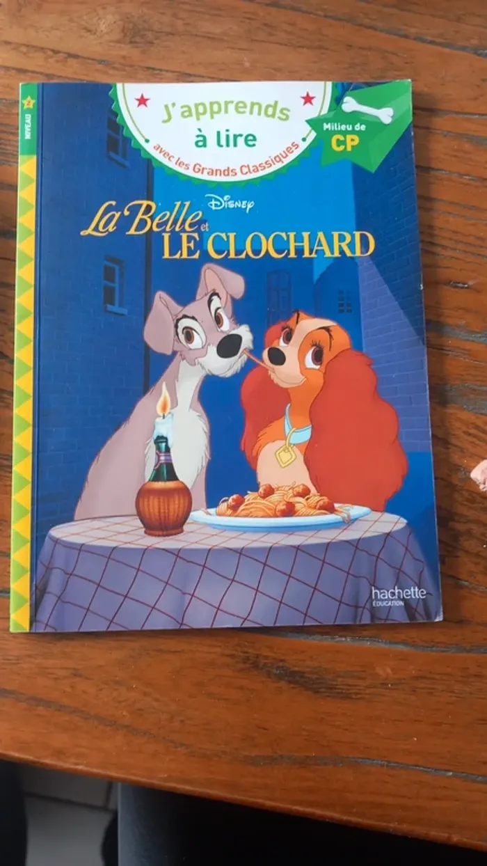 J'apprends à lire milieu de cp la belle et le clochard