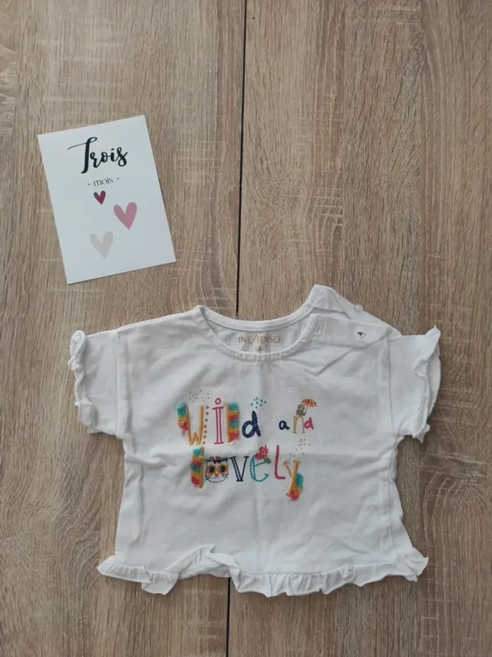Tee shirt bébé fille