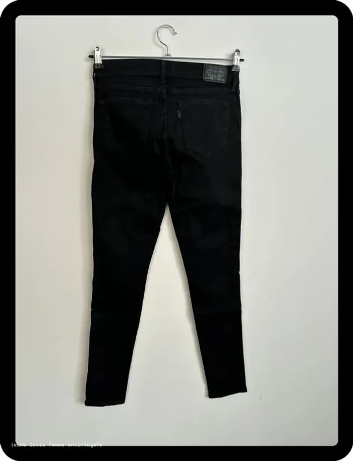 Jean Levi's Femme 711 Skinny Noir | Taille W29 L30 FR38 | BP160