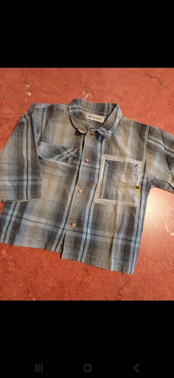 Chemise bébé taille 9 mois