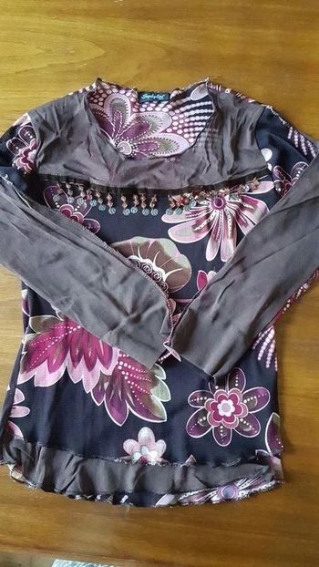 tshirt motif vintage taille 40