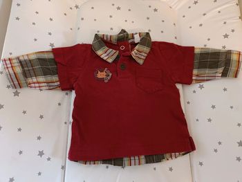 T-shirt manche longue 1 mois