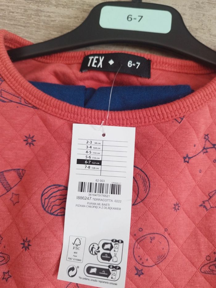 Pyjama neuf tex 6-7 ans - photo numéro 5