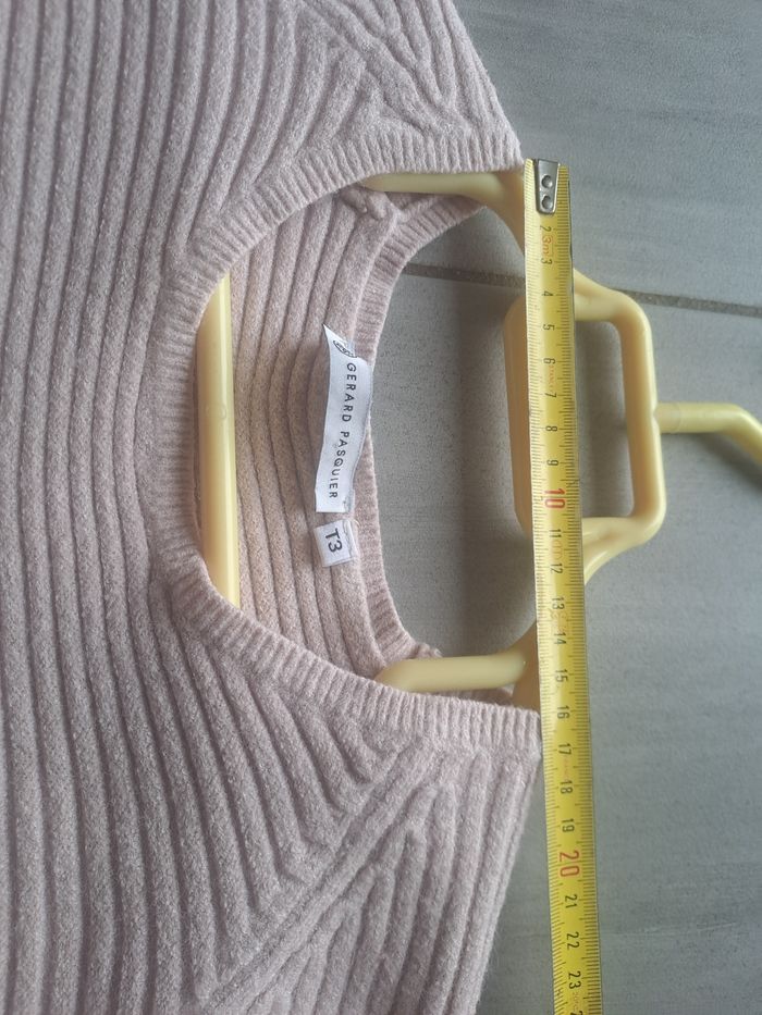 Pull rose pâle Gérard Pasquier Taille 3 - photo numéro 7