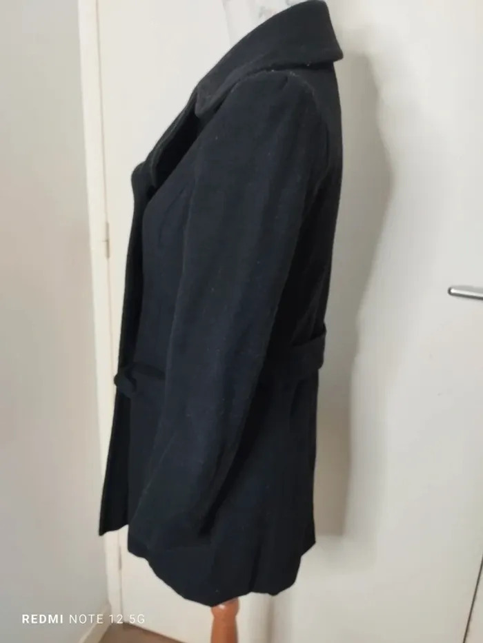 Manteau Naf Naf 90 % Laine taille 34 - photo numéro 2