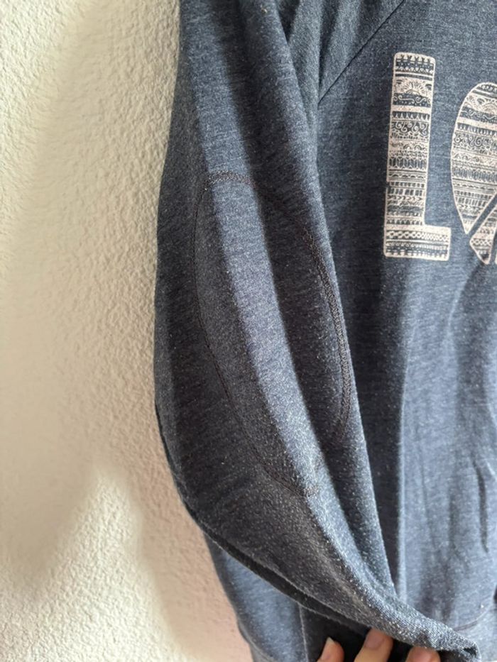 Sweat-shirt Tommy Hilfiger bleu/gris taille XS - photo numéro 6