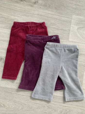 Lot 3 pantalons tout doux