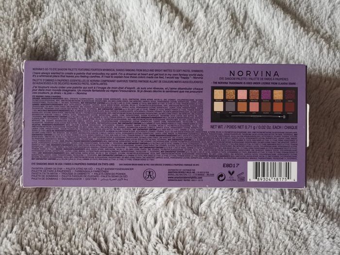 Palette Norvina Anastasia Beverly Hills - photo numéro 2
