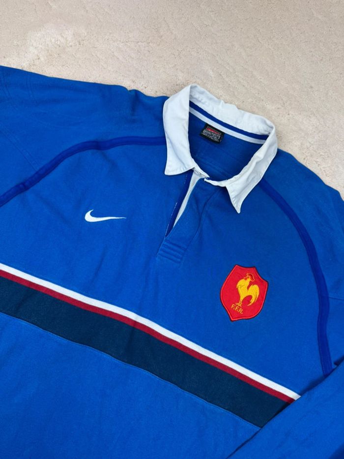 Maillot De Rugby Nike Vintage Équipe de France CDM 1999 Taille XXL - photo numéro 3