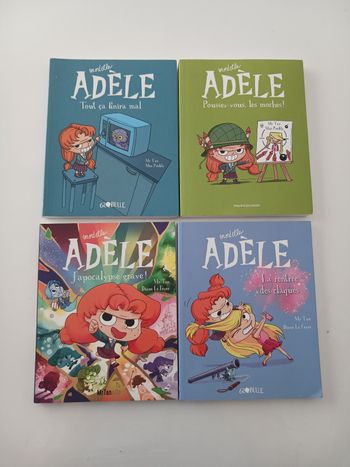 Lot de 4 BD Mortelle Adèle 