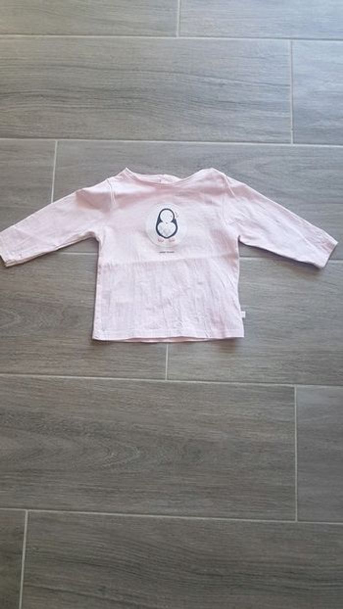 T-shirt rose Pingouin Obaïbi 6 M