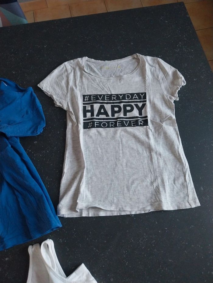Lot de 3 tee shirt gemo 10 ans - photo numéro 4