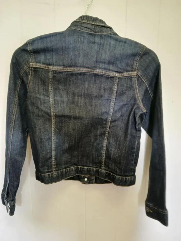 262896 veste en jeans bleu femme 36 kiabi - photo numéro 2