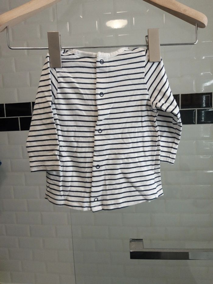 🌸 tee-shirt manches longues fille en 6 mois tape à l'oeil 🌸 - photo numéro 4