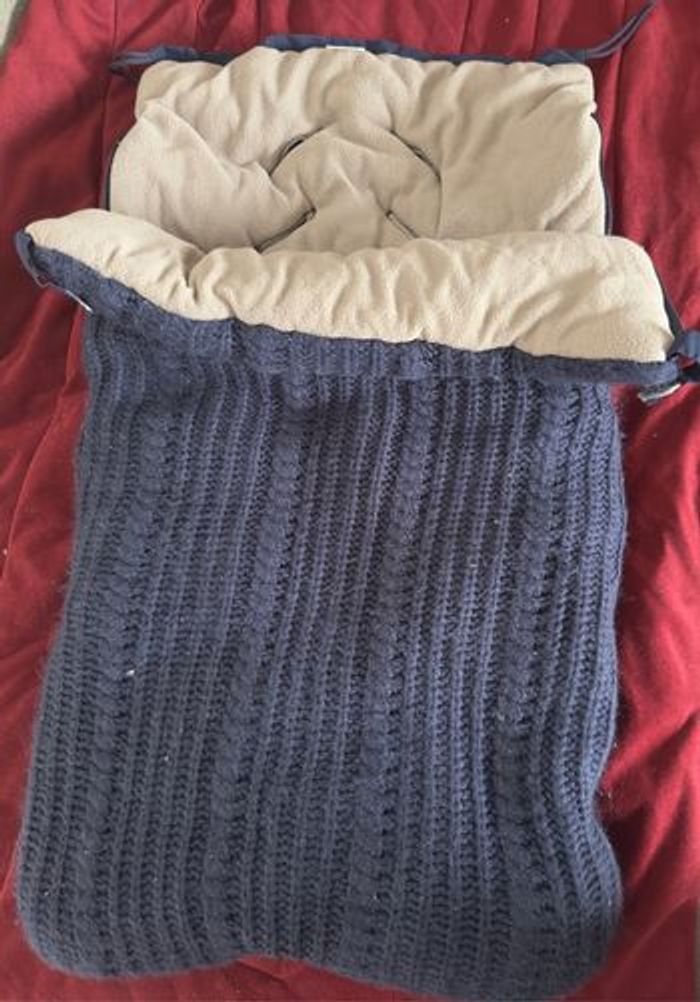 Lot chancelière vert baudet et sac à poussette - photo numéro 2