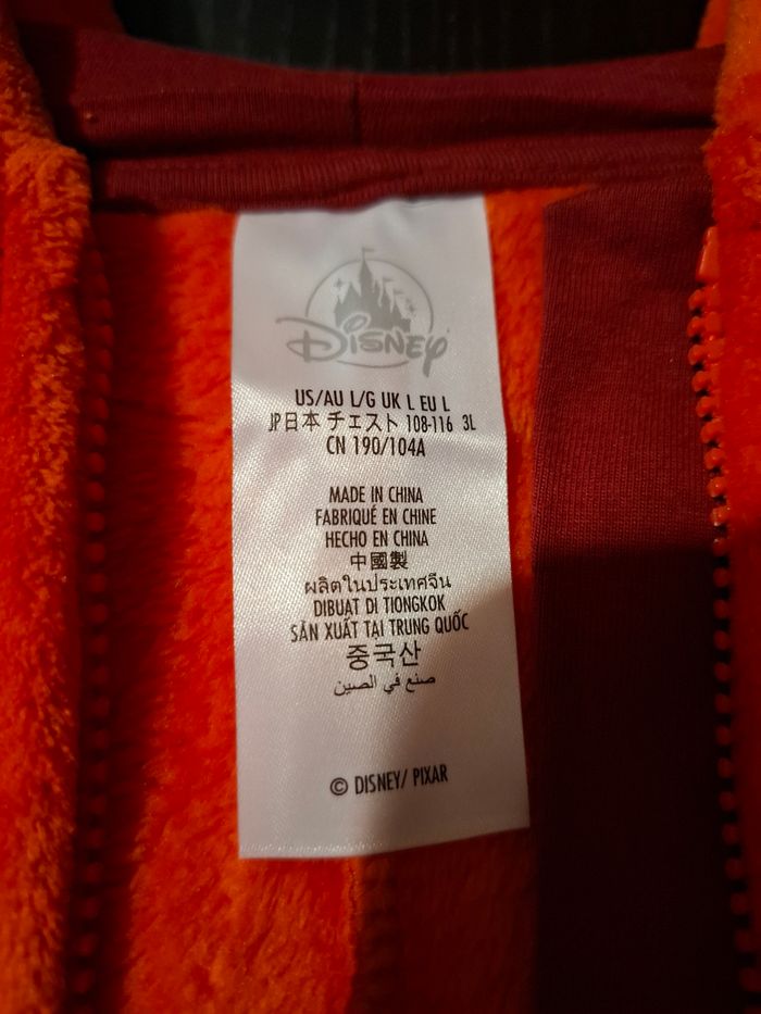 Combinaison grenouillère kigurumi pyjama femme homme mixte peluche Mei Lee panda roux red déguisement disneyland anniversaire cosplay - photo numéro 7