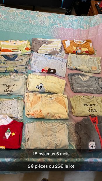 Vêtements garçons 6 mois