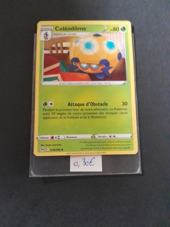 Carte Pokemon Coléodôme 019/196