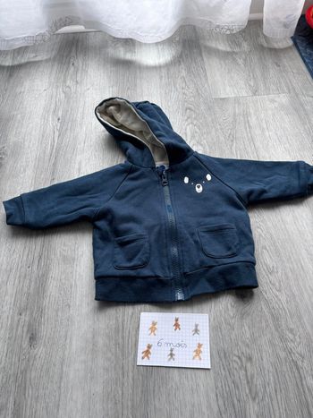 Veste zippé 6 mois