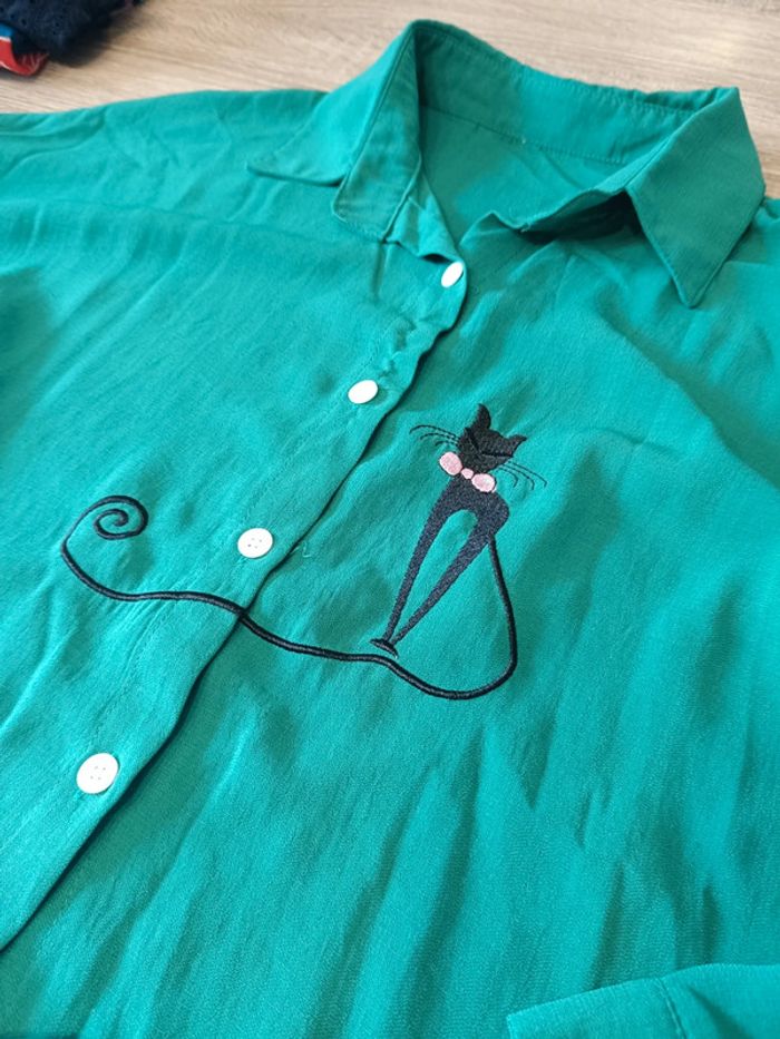 Chemise chat - photo numéro 2