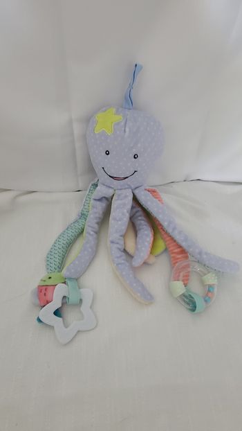 Peluche doudou pieuvre