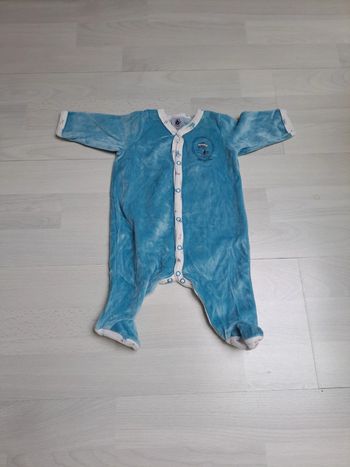 Pyjama velours petit bateau