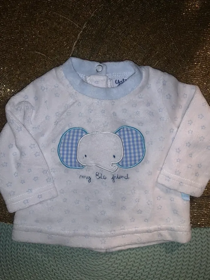 Pull naissance garçon excellent état 1 mois - photo numéro 2