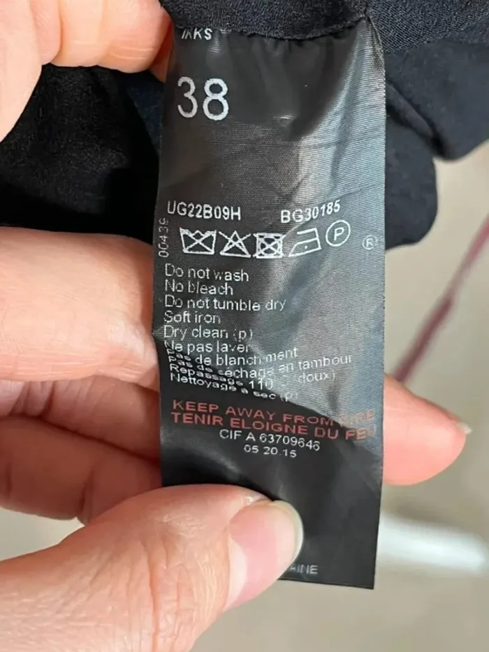 Robe bordeaux/prune satinée IKKS - photo numéro 6