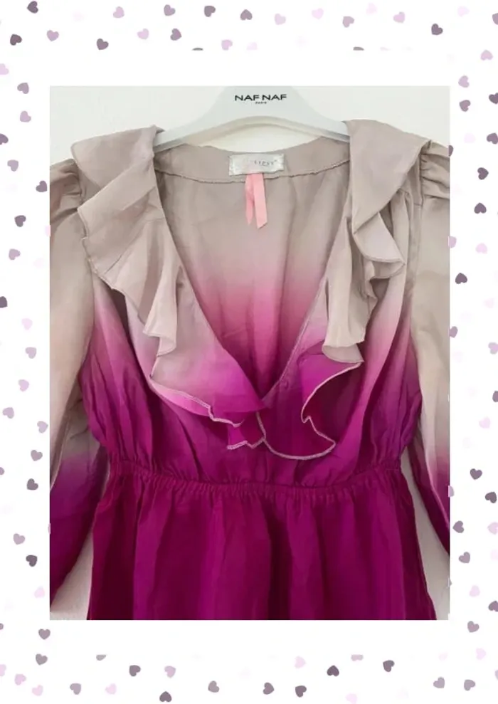 Lipsy Robe Couleurs Tie and Dye Taille 36/S - photo numéro 4